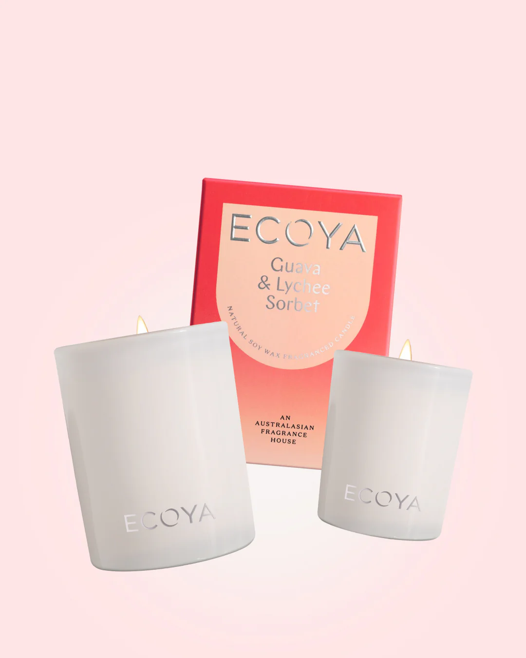Guava & Lychee Sorbet Madison Candle Duo