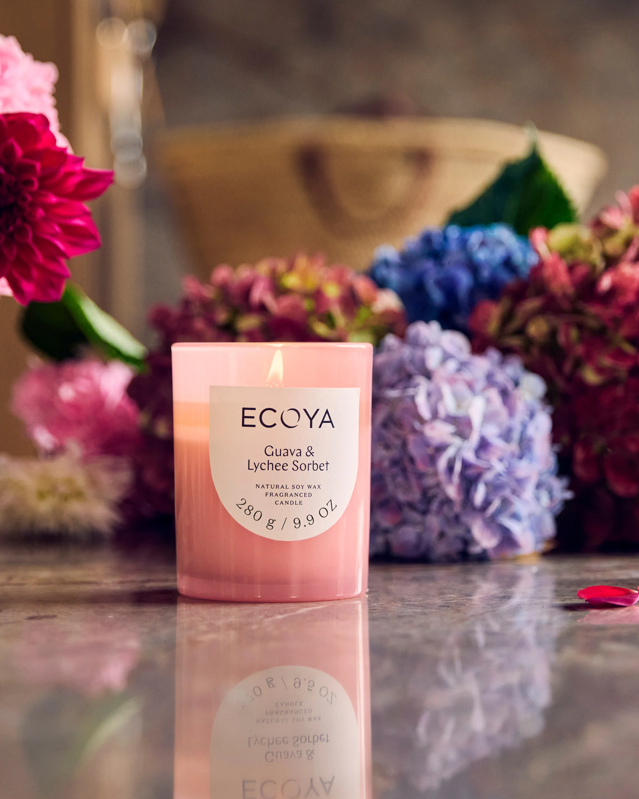 Guava & Lychee Sorbet Metro Candle - Image 2