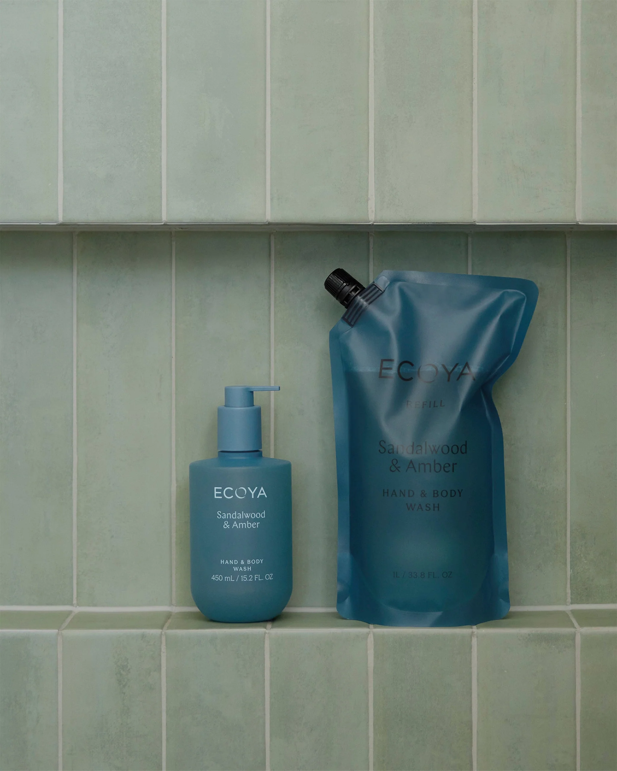 Sandalwood & Amber Hand & Body Wash Refill - Image 2