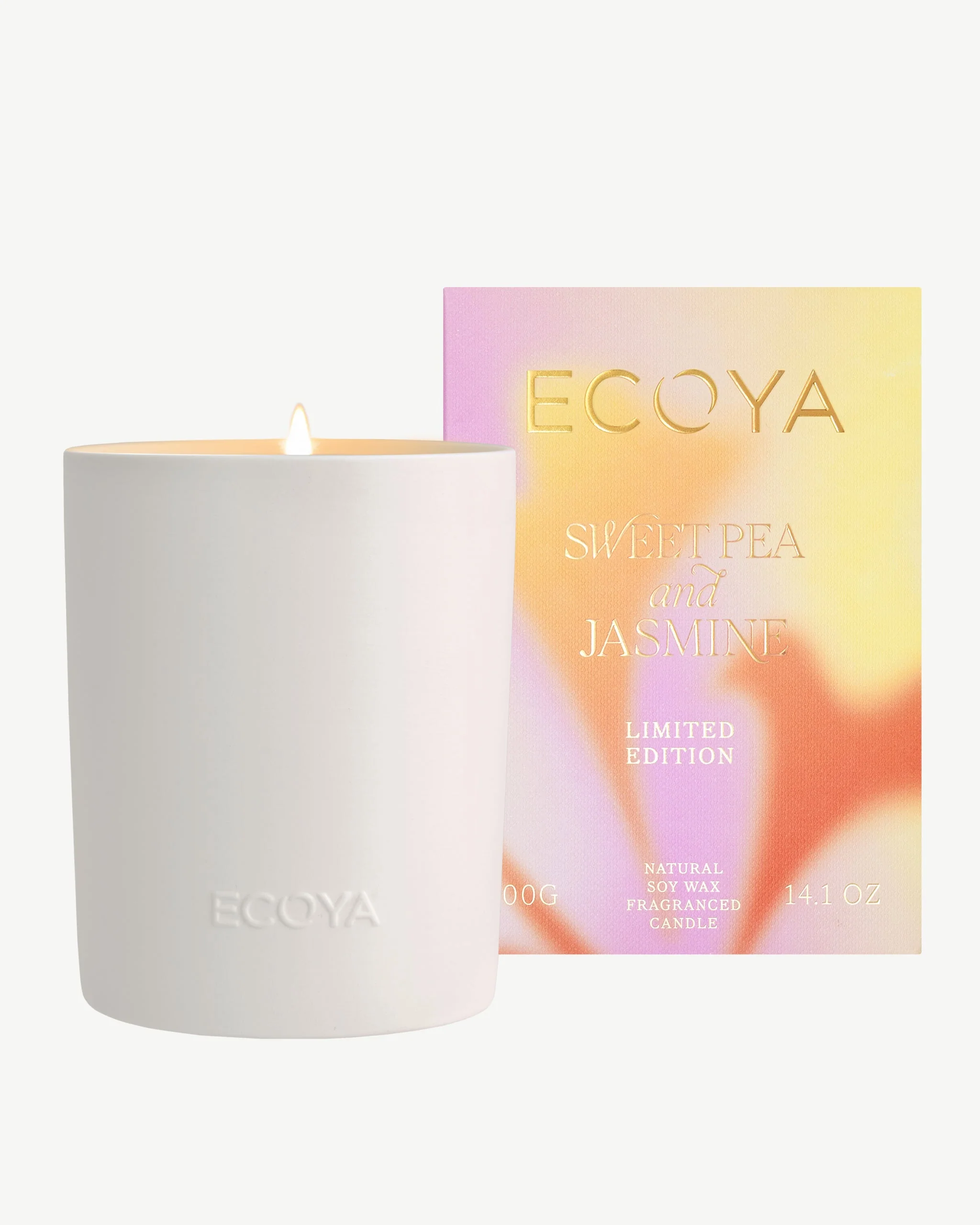 Sweet Pea & Jasmine Ceramic Madison Candle