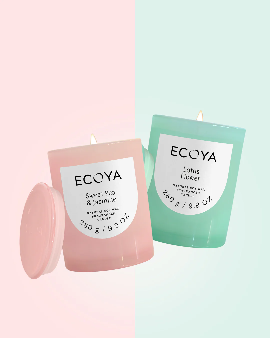 The Floral Metro Candle Duo